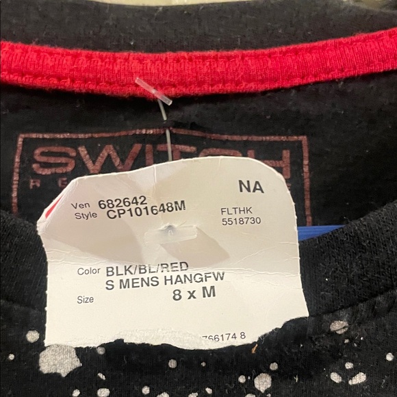 Black and Red Graphic Men's Jersey - Picture 2 of 2